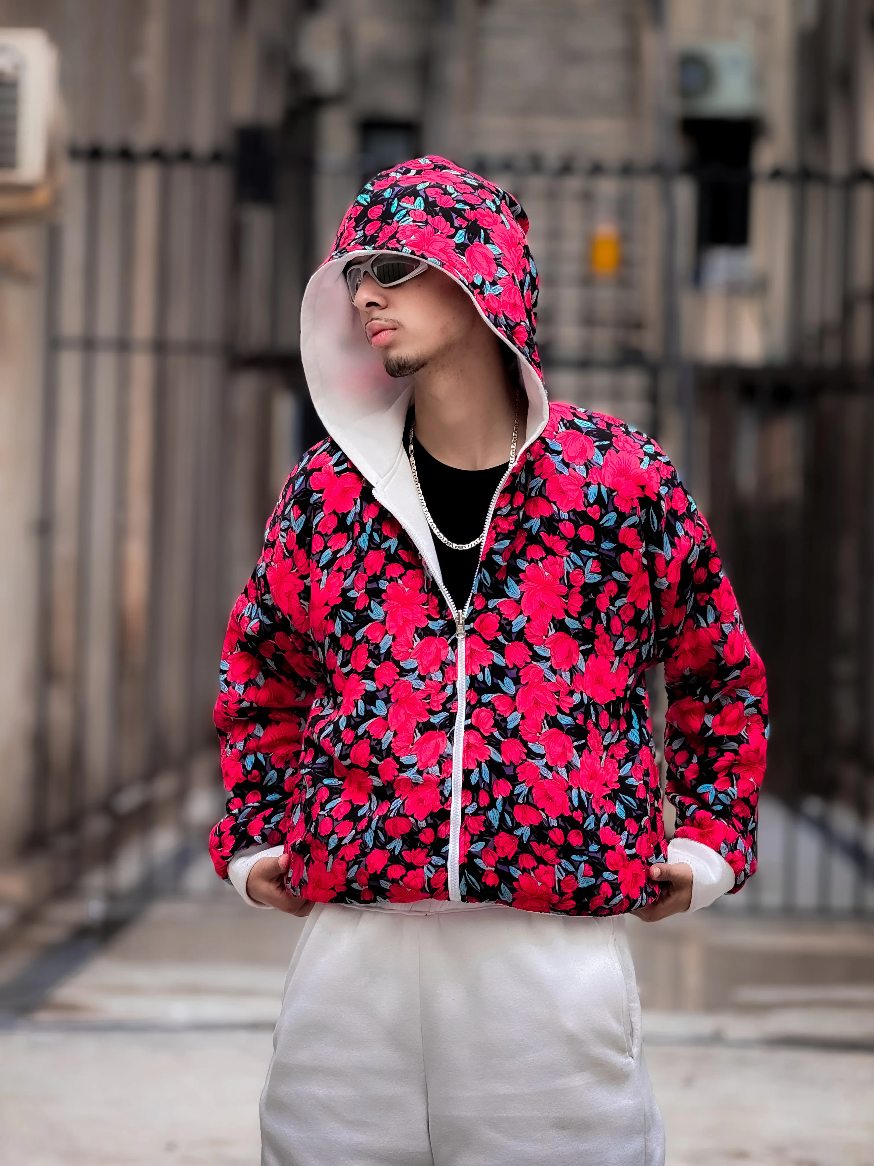 Tracksuit White blue