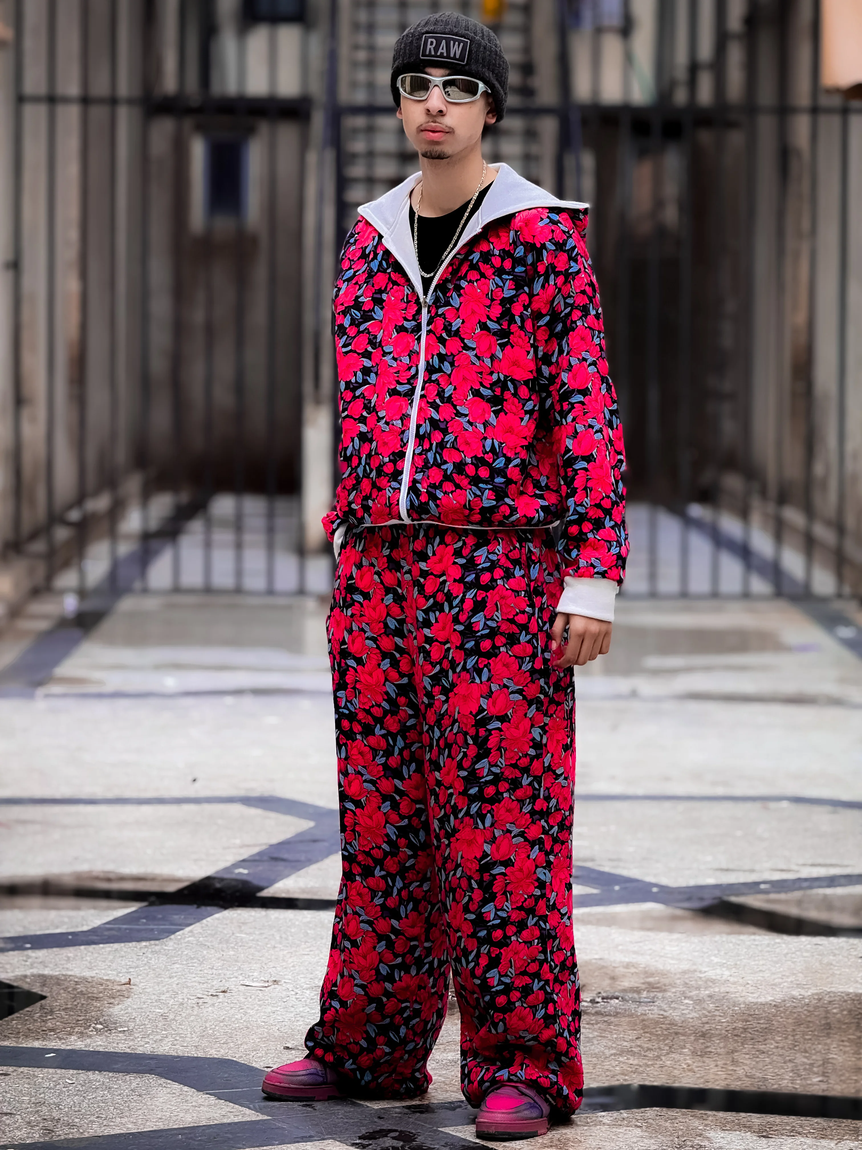 Tracksuit White blue