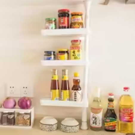 رفوف تنظيمية عمودية قابلة للتعديل