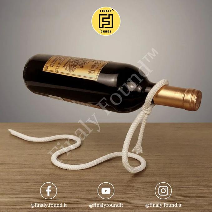 Magic rope wine bottle holder Finaly Found