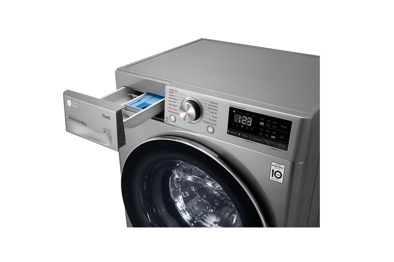 LG Machine a laver a chargement frontal l 8 KG l AIDD l ThinQ, F2V5PYP2T