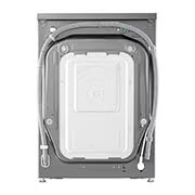 LG Lave-linge de 9 kg à chargement frontal, AI Direct Drive Motor, vapeur, couleur argent, F4V5VYP2T