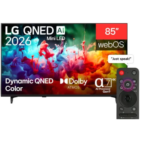 LG QNED84B QNED evo AI Téléviseur intelligent mini-LED 4K HDR de 85 po