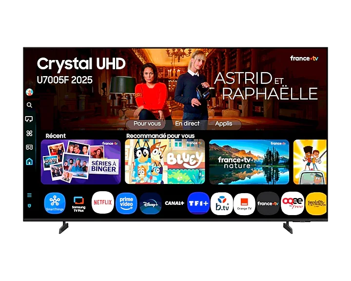 TV Samsung 70 pouces Smart Série 8 4K  70U8075F EUROPE