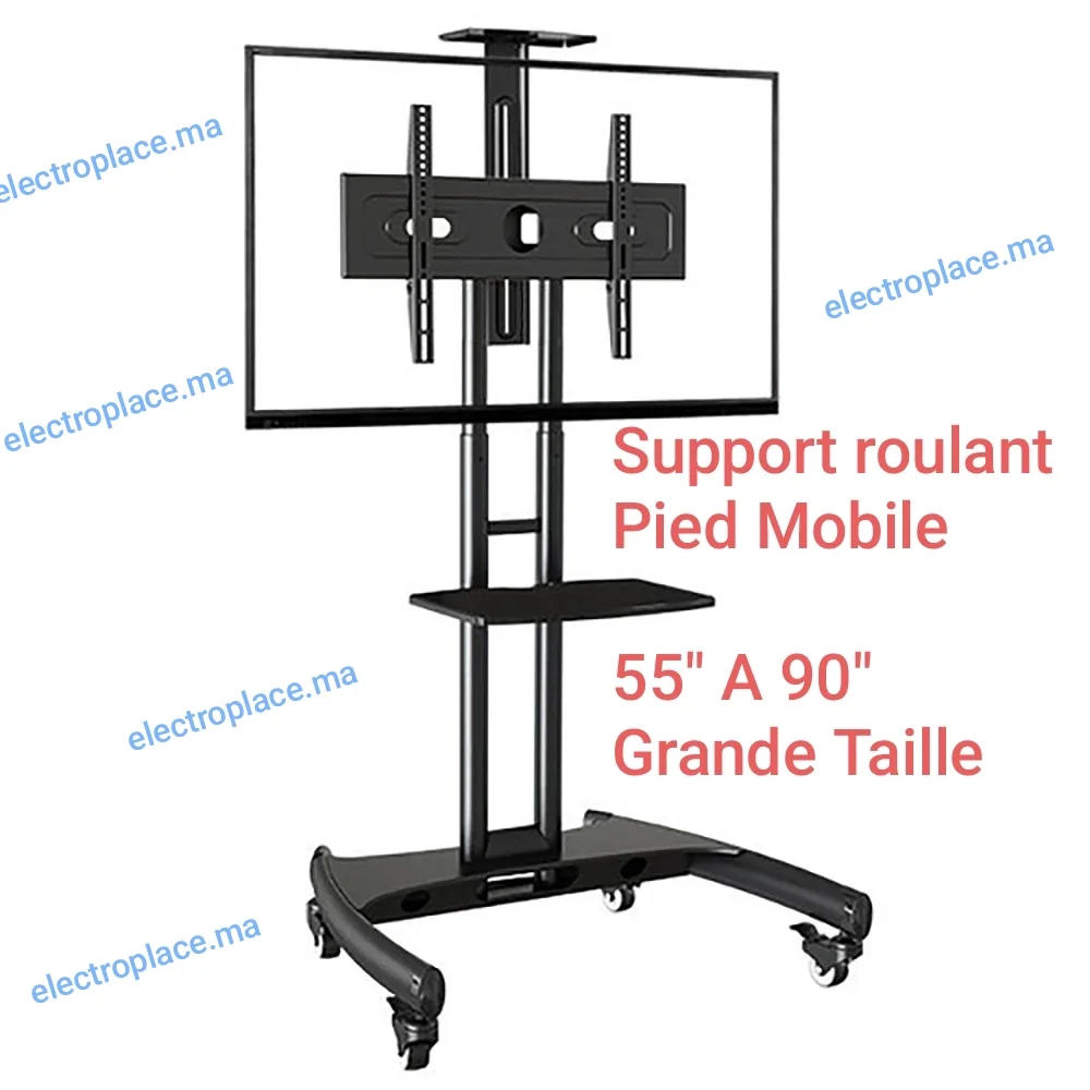 Support roulant à pieds de 55