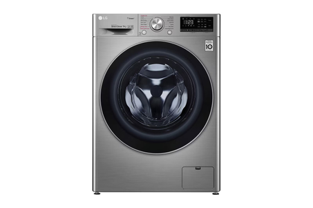 Lave-linge de 9 kg à chargement frontal, AI Direct Drive Motor, vapeur, couleur argent F4V5VYP2
