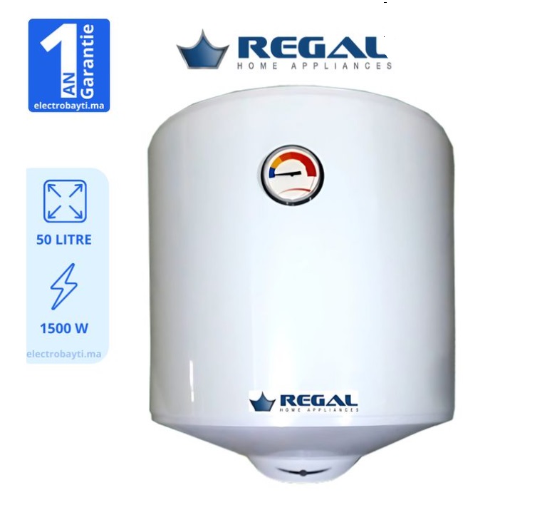 REGAL Chauffe Eau Électrique Capacité 50 L