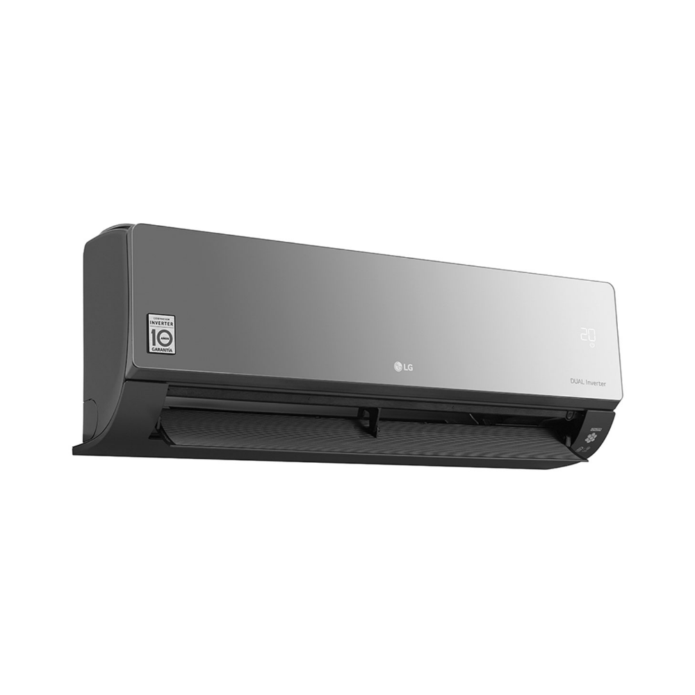 LG ARTCOOL MIRROR UVNANO CLIMATISEUR RÉVERSIBLE 240000 BTU, WIFI, CHAUFFAGE 