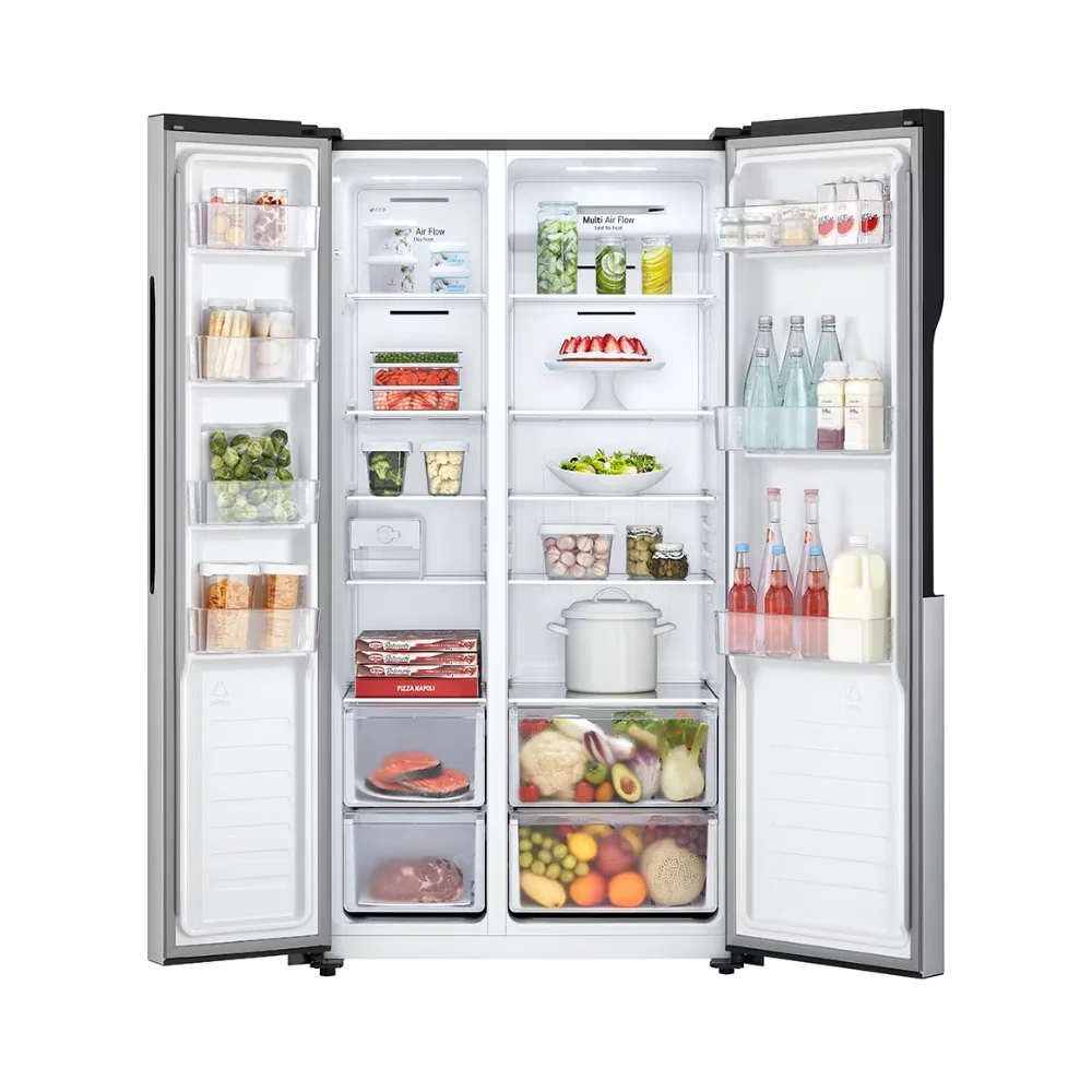 RÉFRIGÉRATEUR LG SIDE BY SIDE 423L SILVER  Référence : GR-B507PQAM