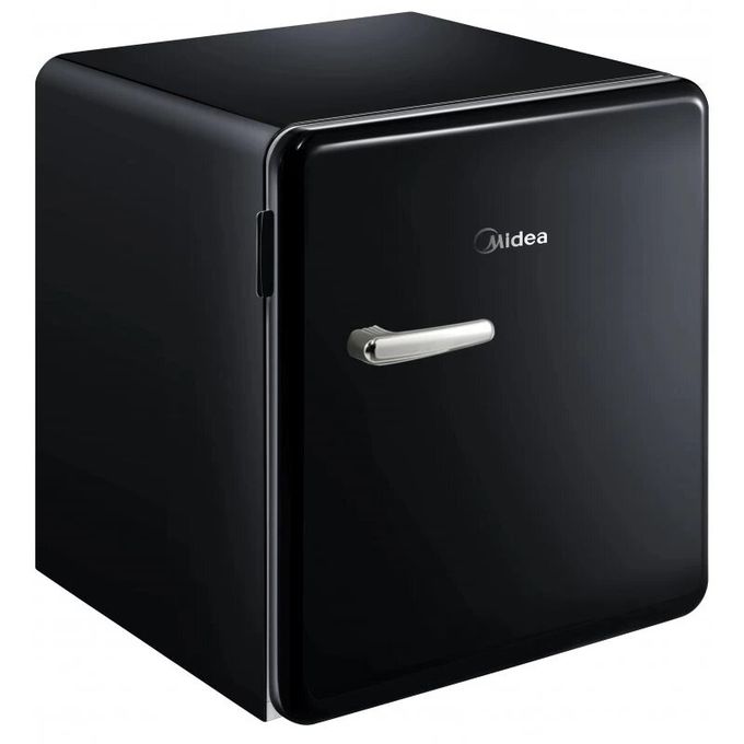 Midea Mini réfrigérateur Minibar Noir 47L design avec petit compartiment congélateur idéal pour chambre