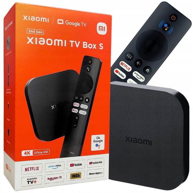 XIAOMI Mi BOX S 4K Ultra HD 2nd Gen Android TV WiFi