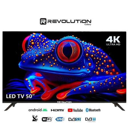 REVOLUTiON Galaxy Smart TV 50 Android 4K UHD Récepteur Intégré + TNT + HDMI + USB, Nouveau
