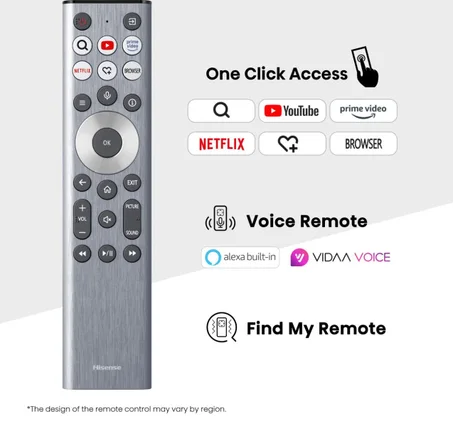 T&eacute;l&eacute;commande Originale Hisense ERF6A80 Vocale - Smart TV ULED & 4K Maroc