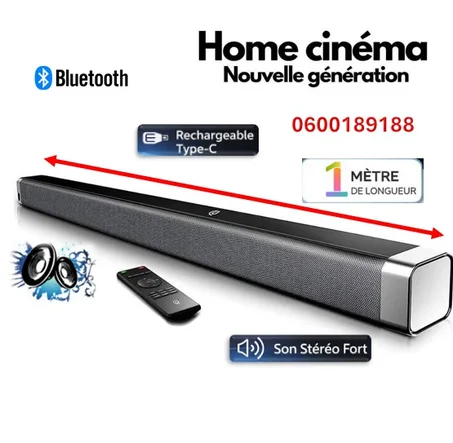 Home cinéma barre de son qualité supérieure puissante rechargeable