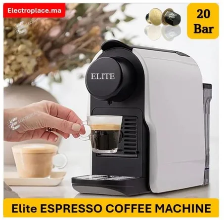 ELITE CAFETI&Egrave;RE ESPRESSO HAUTE QUALIT&Eacute; 20 BAR Maroc