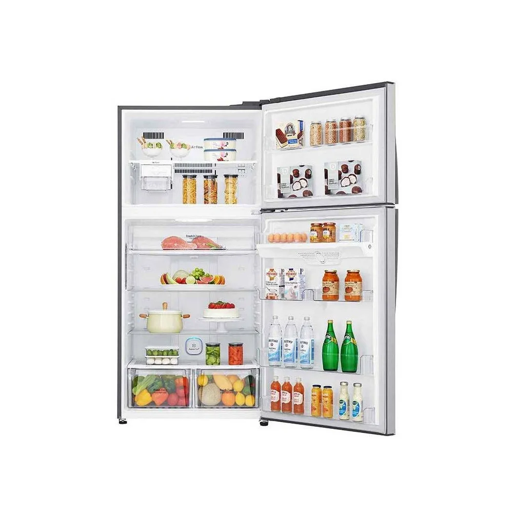 LG Réfrigérateur | 506L, Compresseur linéaire Inverter Nature Fresh™Linear Cooling™Door Cooling™Hygiene fresh+™ No Frost  Référence : GR-H702HLHU