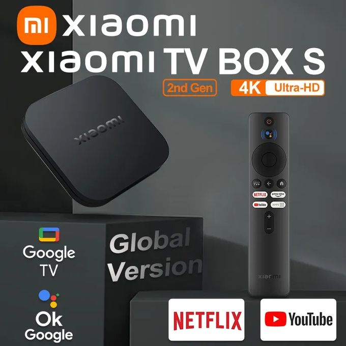 XIAOMI Mi BOX S 4K Ultra HD 2nd Gen Android TV WiFi