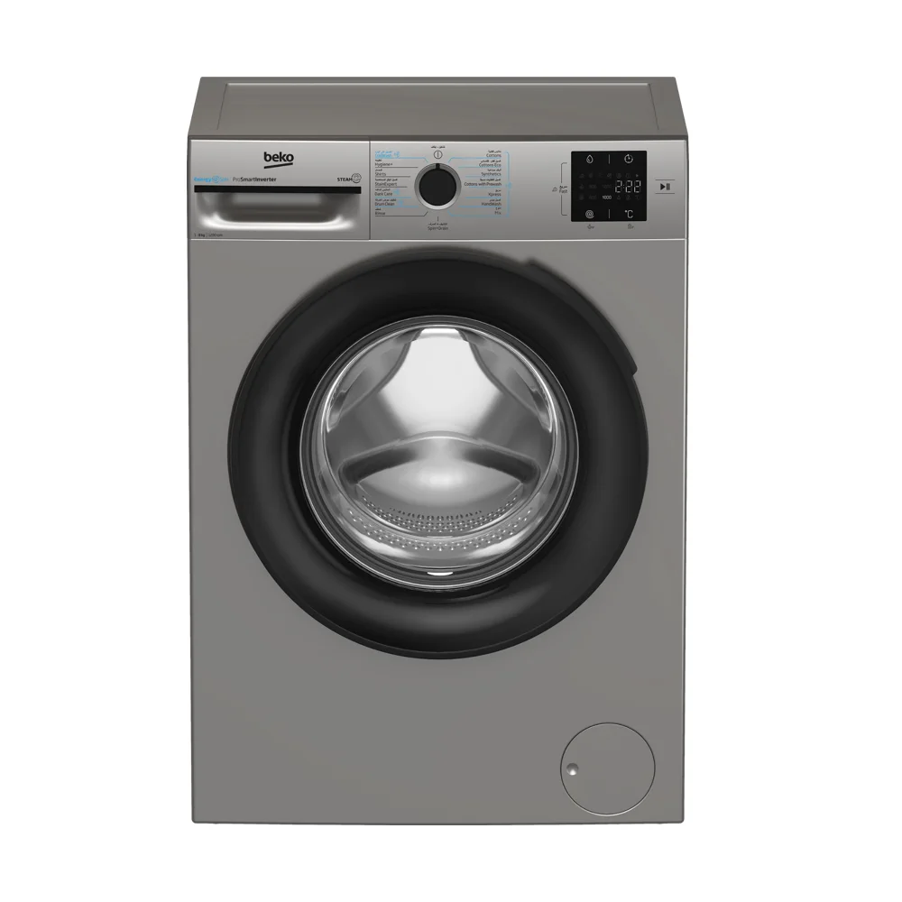 MACHINE A LAVER BEKO 8KG 1200TR GRIS Marque : Beko R&eacute;f&eacute;rence : BM3WFT38200BS Maroc – photo 1