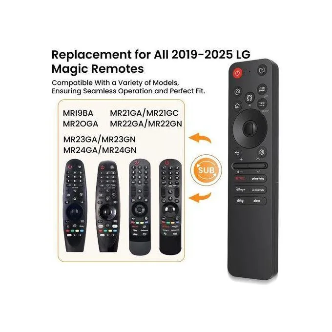 Télécommande LG AI Magic Remote 2024/2025/2026 Originale (MR24GA / MR25GA) – Prix Maroc | Electroplace.ma