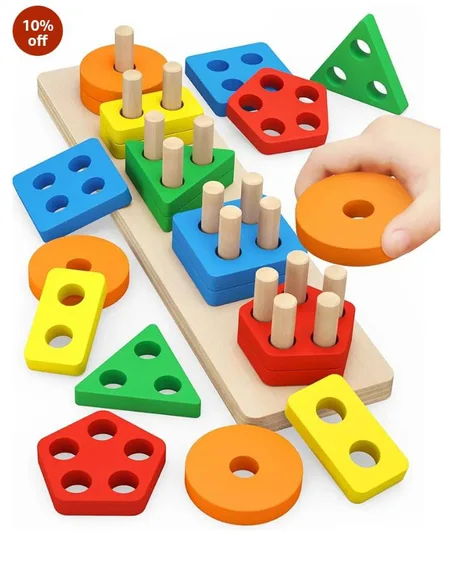 ألعاب مونتيسوري للأولاد والبنات بعمر 1 إلى 3 سنوات