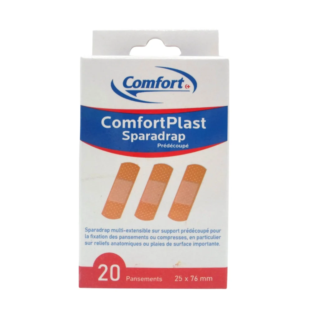 CONFORTPLAST – Sparadrap prédécoupé (20 pièces)