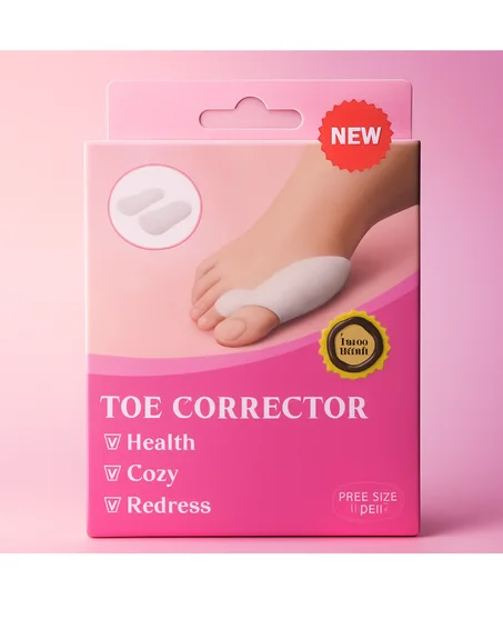 Séparateur d'orteils et correcteur  d’Hallux Valgus
