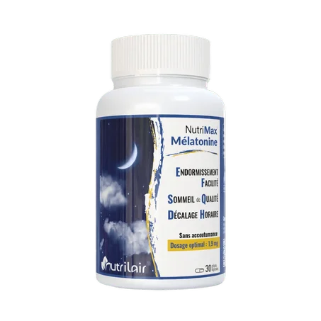 NUTRIMAX® Mélatonine  -- LE RÉGULATEUR NATUREL DE VOTRE SOMMEIL --
