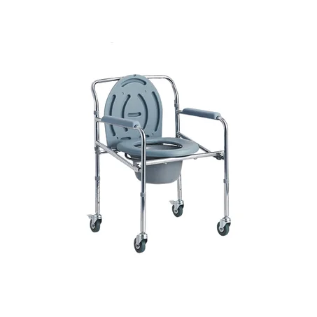 Chaise garde-robe pliable avec roues -Acier-