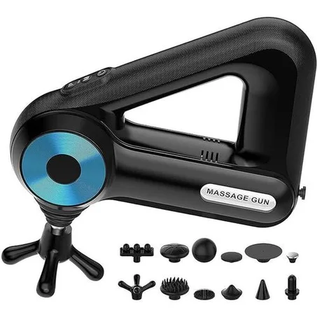 Pistolet de Massage musculaire Gun à 12 têtes