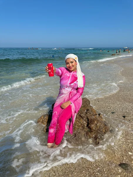 REF 236 AZOME بوركيني Zahra بتصميم أنثوي جذاب