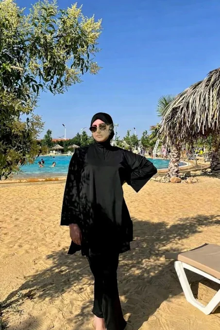 🛍️ بوركيني Hijabista 1 – أناقة وراحة ref 348 azome