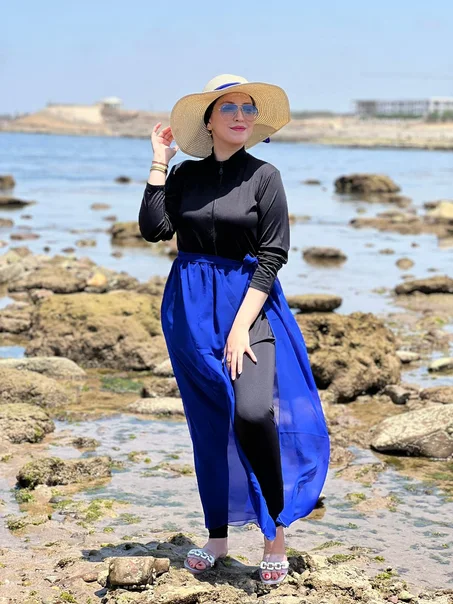 🌊✨ بوركيني مصري – REF 157 AZOME ✨🌊