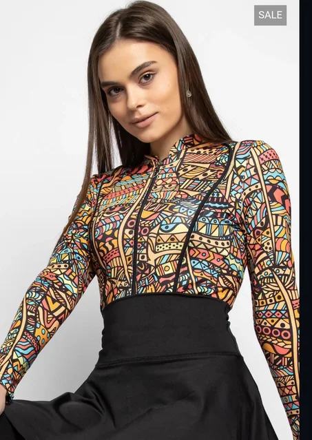 REF 244 AZOME بوركيني Algorithme بتصميم عصري وجذاب