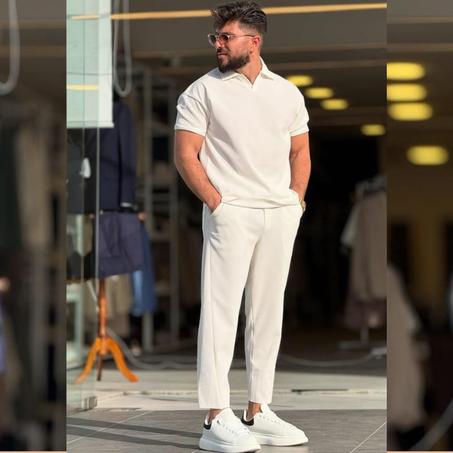 🤍 Ensemble Col Ouvert – REF 4 Salam