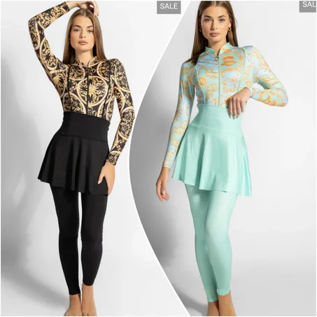 REF 238 AZOME بوركيني Keleopatra بتصميم أنيق وكلاسيكي