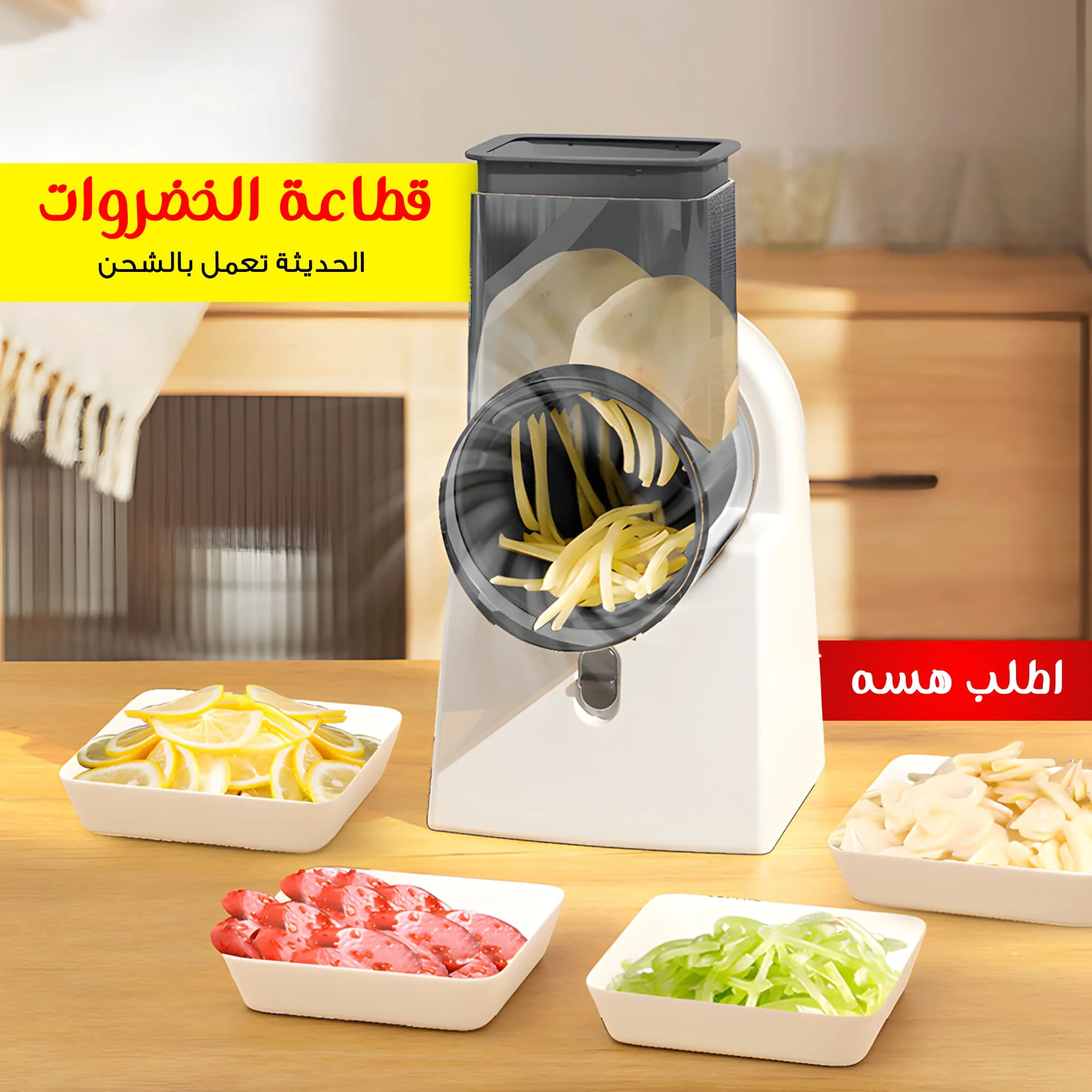 قطاعة الخضروات الحديثة الكهربائية