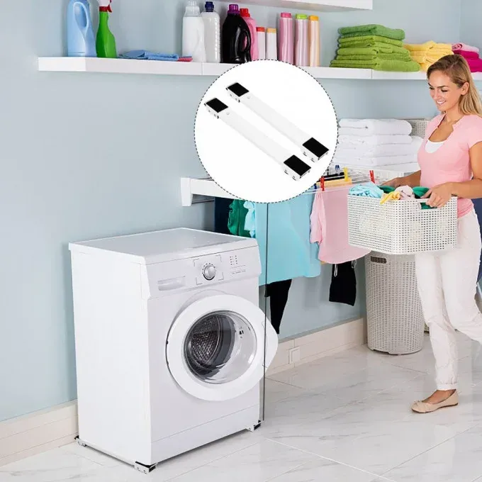 🔥 حامل الثلاجة والغسالة – الحل الذكي لتحريك الأجهزة الثقيلة بسهولة!