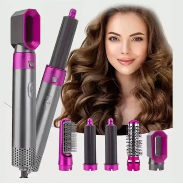 🌟 جهاز واحد... 5 وظائف لتصفيف شعر مثالي! 🌟