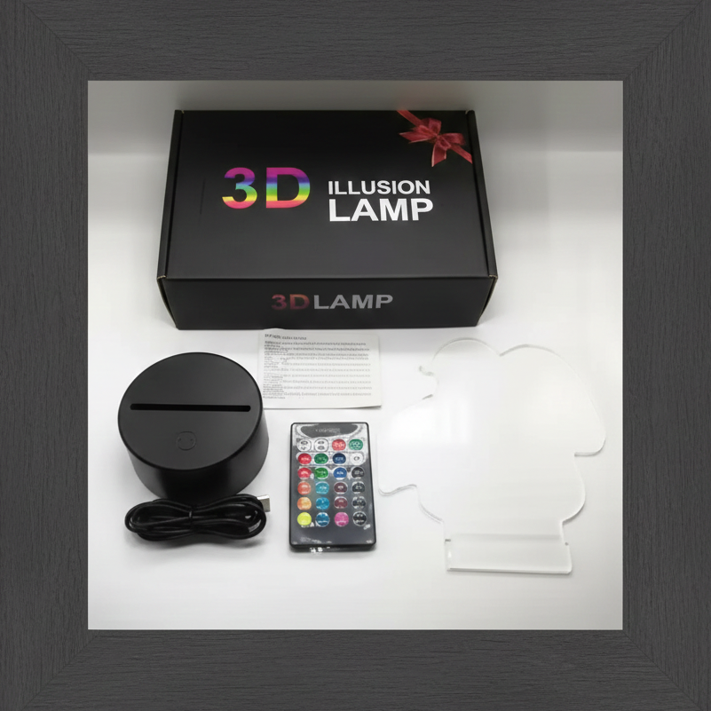 Aircraft Model 3D Night Light – USB, 7 Colors