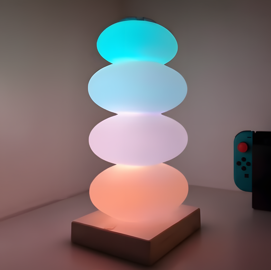 RGB LED Touch Lamp – 16 Colors  DIY Bedside Decorative Light