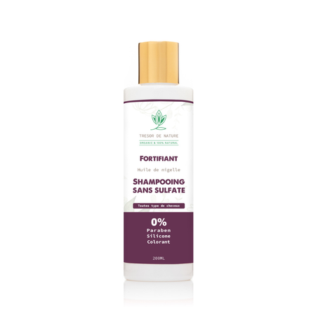 شامبو  مقوي بزيت الحبة السوداء ~ Shampooing Fortifiant à Huile de Nigelle