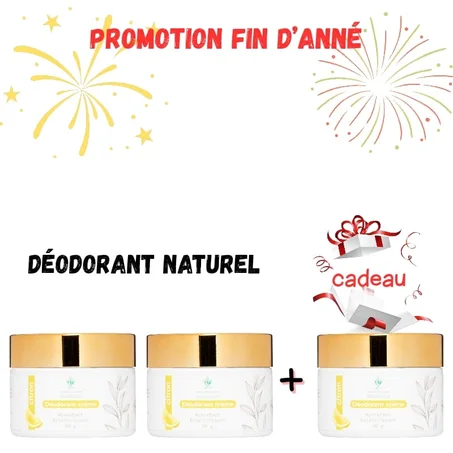 باك مزيل العرق + الثالث بالمجان / Pack déodorant + troisième  gratuit