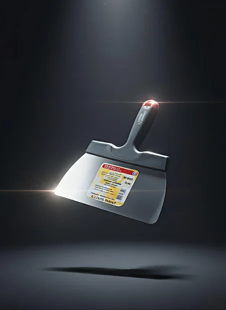 مكشطة معجون ودهان احترافية بمقبض مريح