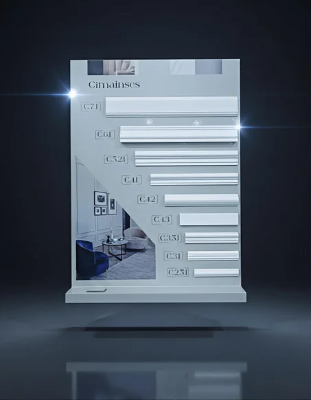 سيمانس ديكورية للجدران – Cimaises عصرية للتشطيب الداخلي