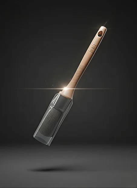 فرشاة دهان دقيقة احترافية بمقبض خشبي