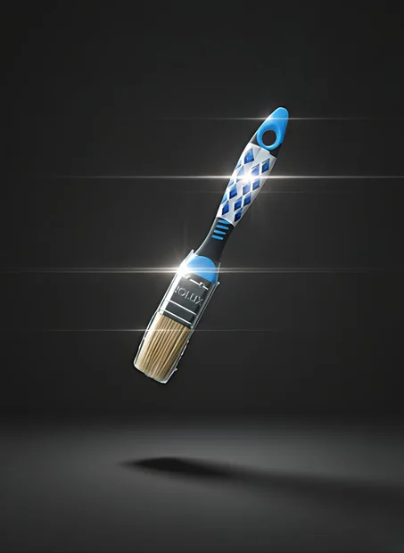 فرشاة دهان احترافية بمقبض مريح