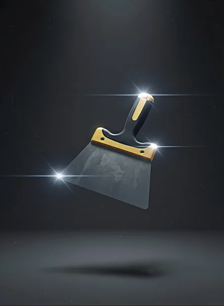 مكشطة معجون ودهان احترافية بمقبض مريح