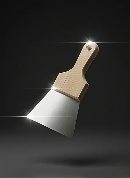 مكشطة معجون ودهان احترافية بمقبض مريح