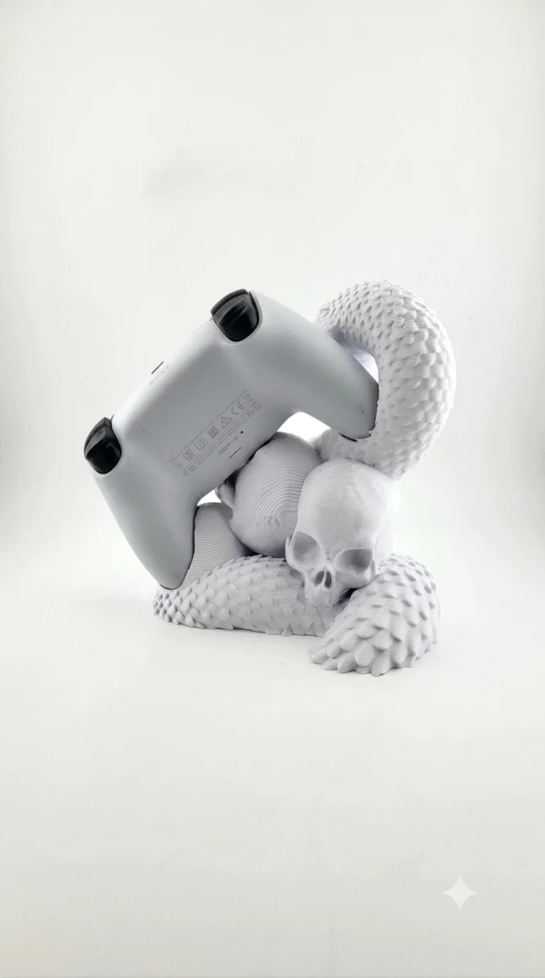 Stand Lab – Serpent et Crânes Blanc