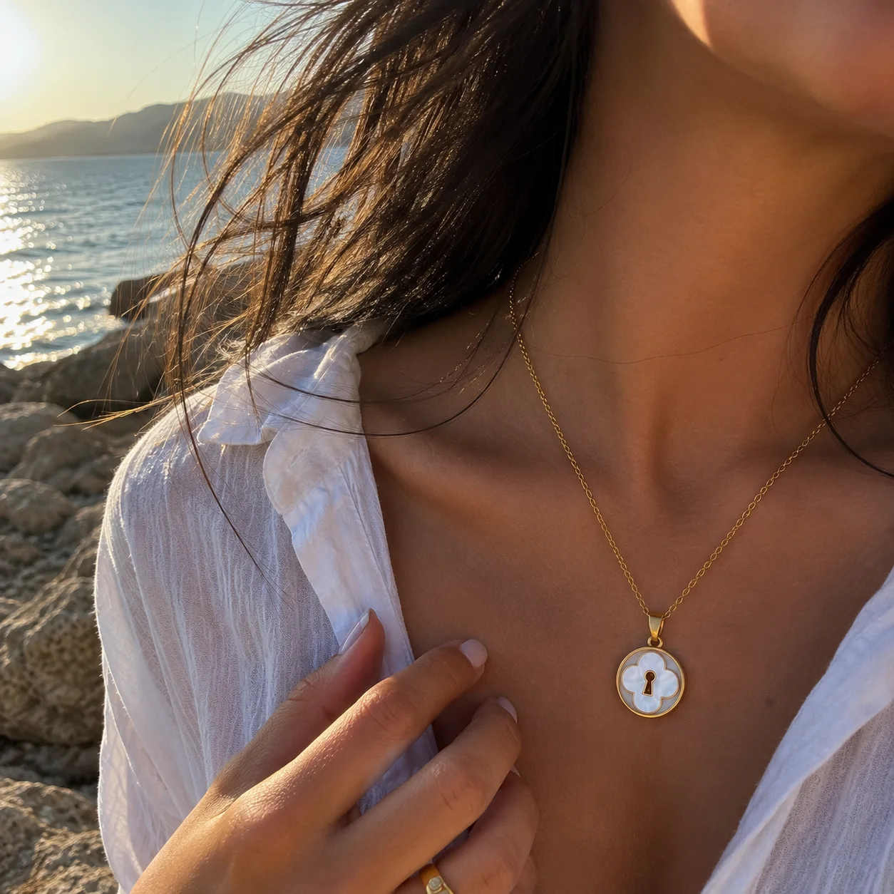 Collier Trèfle Secret